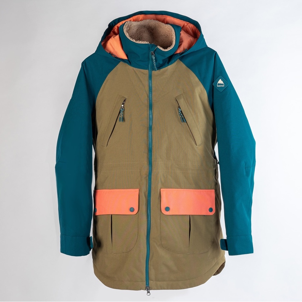 Burton Women’s Prowess Blue and Olive Ski Jacket